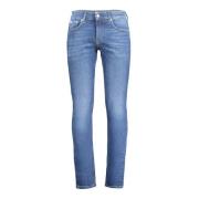 Calvin Klein Slim Denim Jeans Blå Man Blue, Herr