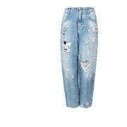 Pinko Vintage Carrot Jeans Blue, Dam