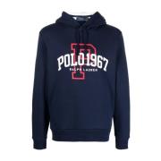 Polo Ralph Lauren Blå Casual Långärmad Sweatshirt Blue, Herr