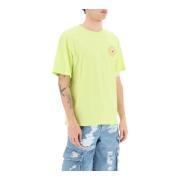 Gcds Surfing Wirdo T-shirt Green, Herr