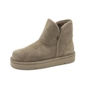 Panchic Suede Sherling Bootie Wall Aw24 Gray, Dam