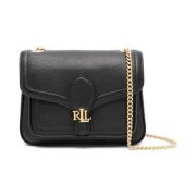 Ralph Lauren Bradley sm axelväska Black, Dam