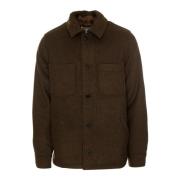 Samsøe Samsøe Pally Overshirt Brown, Herr