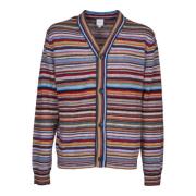 PS By Paul Smith Randig Multifärgad Kofta Stickat Aw24 Multicolor, Her...