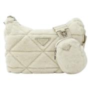 Prada Vintage Pre-owned Canvas prada-vskor White, Dam