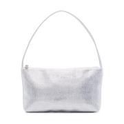 MC2 Saint Barth Strassy Silver Handväska med Strass Gray, Dam