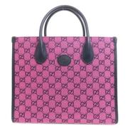 Gucci Vintage Pre-owned Canvas gucci-vskor Pink, Dam