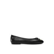 Ralph Lauren Jayna Läder Ballerinaskor Black, Dam