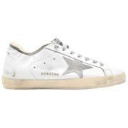 Golden Goose Superstar White Grey Star Sneakers White, Herr