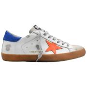 Golden Goose Vit Brun Superstar Sneakers White, Herr