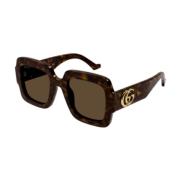 Gucci Stiliga Solglasögon Brown, Unisex