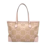 Gucci Vintage Pre-owned Canvas gucci-vskor Beige, Dam