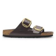 Birkenstock Big Buckle Ham Shine Espresso Sandaler Brown, Herr