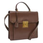 Gucci Vintage Pre-owned Laeder handvskor Brown, Dam