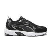 Puma Svarta Fritidssneakers för Män Black, Herr