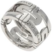 Bvlgari Vintage Pre-owned Vitt guld ringar Gray, Dam