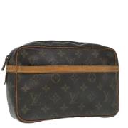 Louis Vuitton Vintage Pre-owned Canvas kuvertvskor Brown, Dam