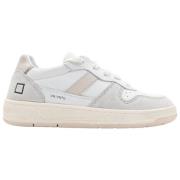 D.a.t.e. Vintage Court Sneakers i vitt kalv White, Dam