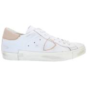 Philippe Model Låg Kvinna Broderi Sneakers - Vit Rosa White, Dam