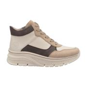 Rieker Beige Casual Ankelboots för kvinnor Beige, Dam