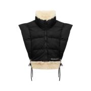 Isabel Marant Étoile Vändbar Hoodiali Vest med Ståkrage Black, Dam