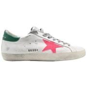 Golden Goose Superstar White Rose Fluo Sneakers White, Herr