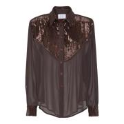 MVP wardrobe Bruna Skjortor Kollektion Brown, Dam