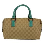 Gucci Vintage Pre-owned Canvas handvskor Beige, Dam