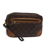 Louis Vuitton Vintage Pre-owned Canvas kuvertvskor Brown, Dam