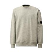 C.p. Company Bomullsgaze Crewneck Sweatshirt Gray, Herr