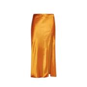 Forte Forte Midi Skirts Orange, Dam