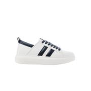 Alexander Smith Eco-Wembley Vit Blå Sneakers White, Herr