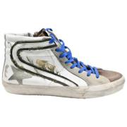 Golden Goose Vit Brun Slide Sneakers Multicolor, Dam