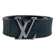 Louis Vuitton Vintage Pre-owned Laeder skrp Gray, Herr