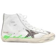 Golden Goose Zebra Star Sneakers - Vit Francy White, Dam