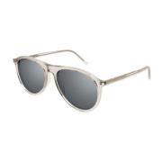 Saint Laurent Elegant Läder Axelväska Gray, Unisex