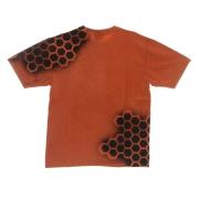 Mauna Kea Sten Tvättad Orange Herr T-shirt Brown, Herr