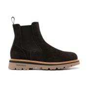 Woolrich Brun Mocka Slip-On Boots Brown, Herr