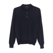 Tagliatore Herrkläder T-shirts & Polos 598 Aw24 Blue, Herr