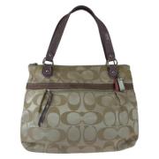 Coach Pre-owned Pre-owned Canvas axelremsvskor Beige, Dam