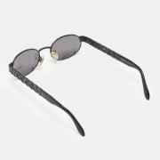 Fendi Vintage Pre-owned Acetat solglasgon Black, Dam