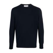 Ballantyne Round-neck Knitwear Blue, Herr