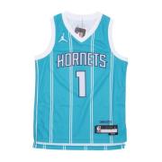 Jordan NBA Icon Edition Basketball Tank Top Blue, Herr