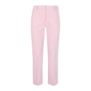 Max Mara Weekend Elegant Polyester Viskos Klassiska Byxor Pink, Dam