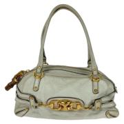 Gucci Vintage Pre-owned Laeder handvskor White, Dam