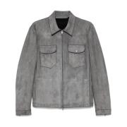 Salvatore Santoro Stiliga Jackor Kollektion Gray, Herr