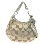 Coach Pre-owned Pre-owned Canvas axelremsvskor Beige, Dam