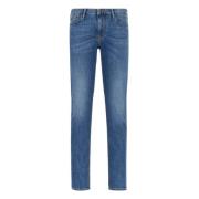 Emporio Armani Slim Stone Washed Jeans Blue, Herr