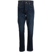 Ralph Lauren Straight Leg Slim Jeans Blue, Herr