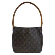 Louis Vuitton Vintage Pre-owned Canvas louis-vuitton-vskor Brown, Dam